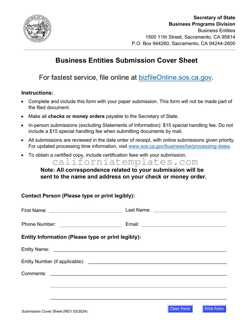 Fill Out Your California Llc 1 Template
