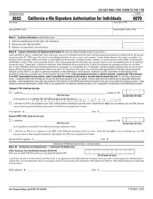 Fill Out Your California 8879 Template
