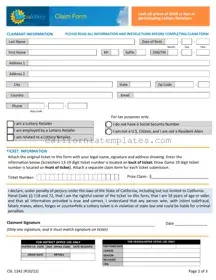 Fill Out Your California Scratchers Template